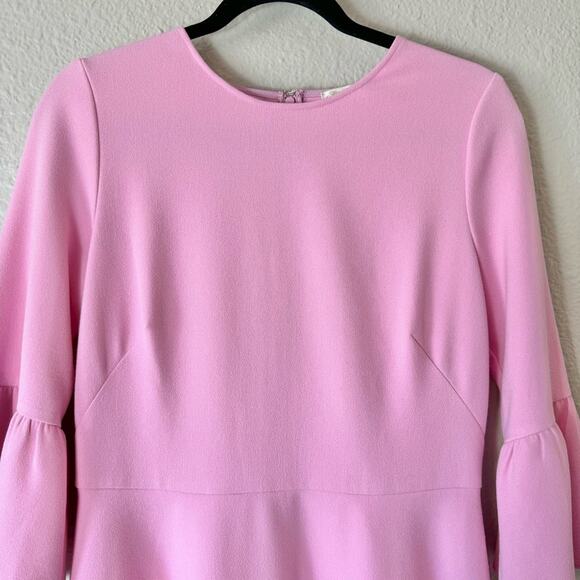 Shoshanna Pink Fit & Flare Crocheted Hem A Line Dress Size 8 - Picture 6 of 9